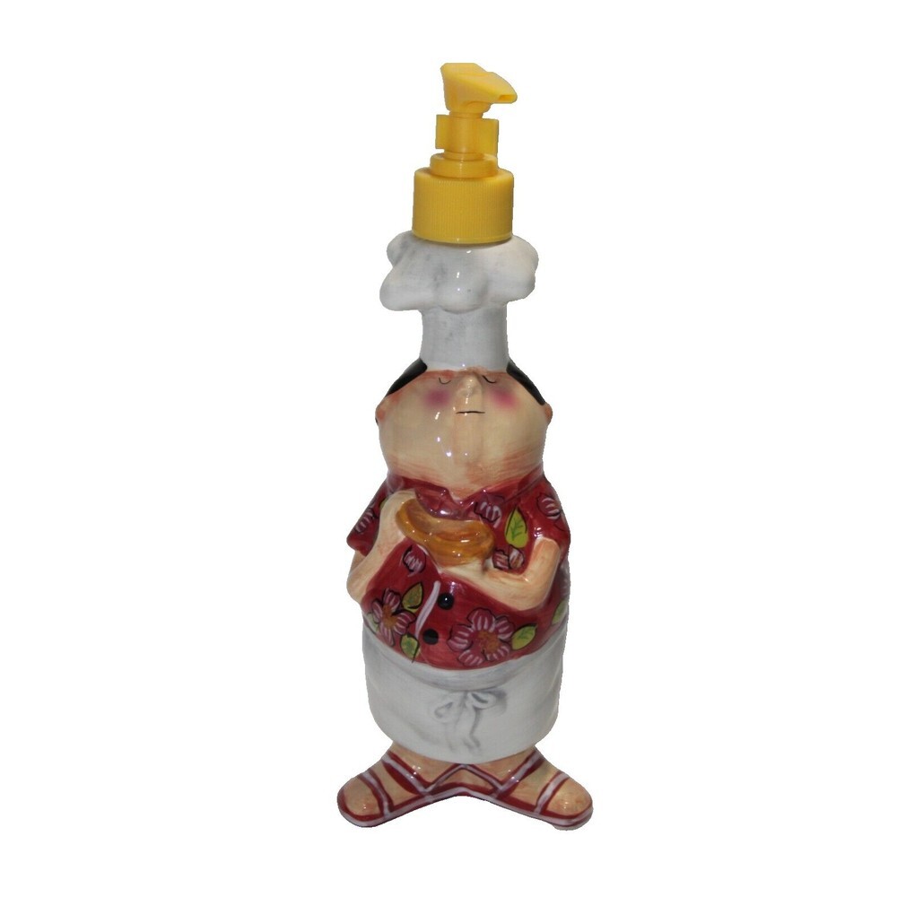 CIC Tracy Flickinger Masters of BBQ Grill Chef Condiment Mustard Dispenser 9.5"